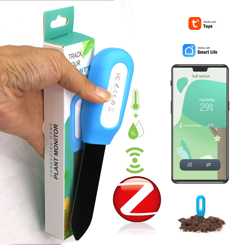 Smart Garden Devices - Smart Zigbee Soil Sensor for Home