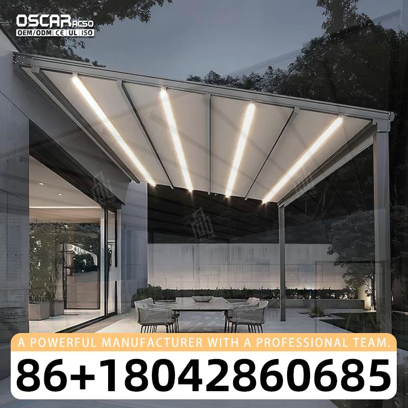 Smart Garden Electric Pergola - Outdoor Electric Automatic Sliding Awning with