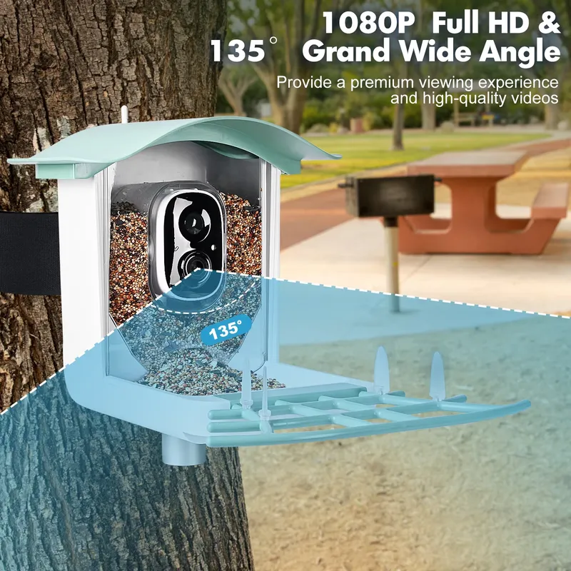 Smart Automatic Bird Feeder wi - Smart Bird Feeder Camera recension och pris