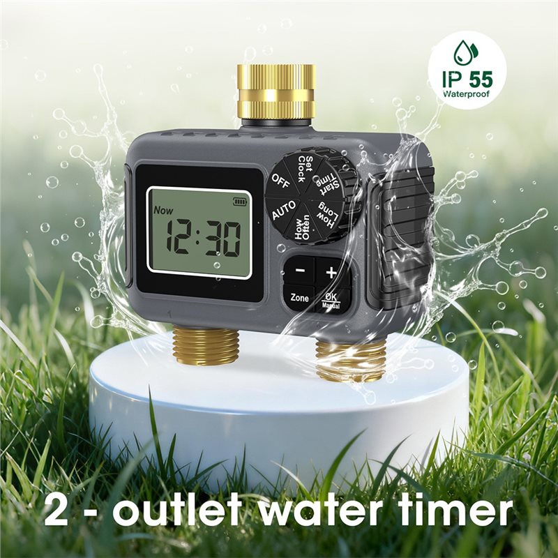 AY14 -Dual Outlets Automatic I - Smart Garden Timer recension och pris