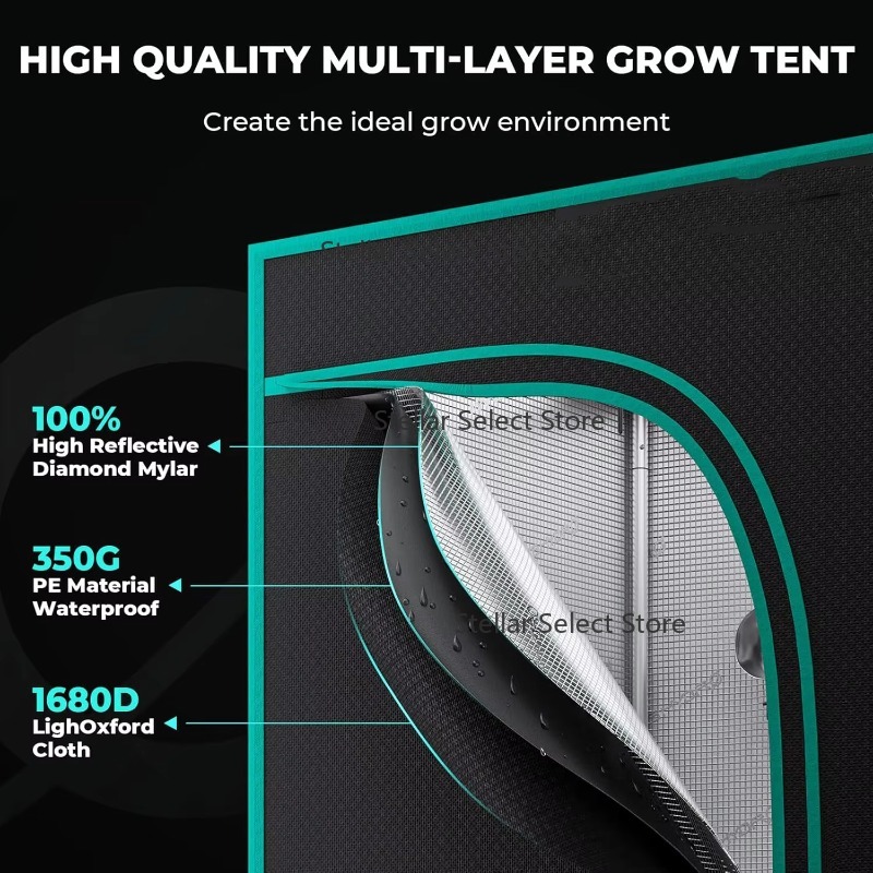 Large Indoor Greenhouse Kit Co - Grow Tent Complete Kit recension och pris