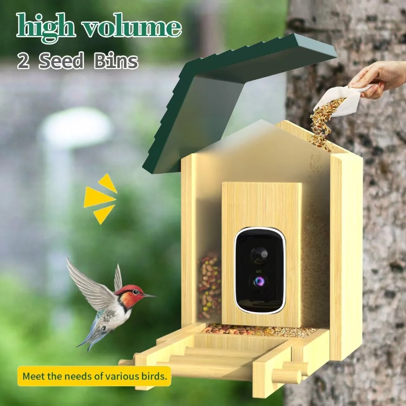 4K AI Bird Feeder Camera Water - Smart Bird Feeder Camera recension och pris