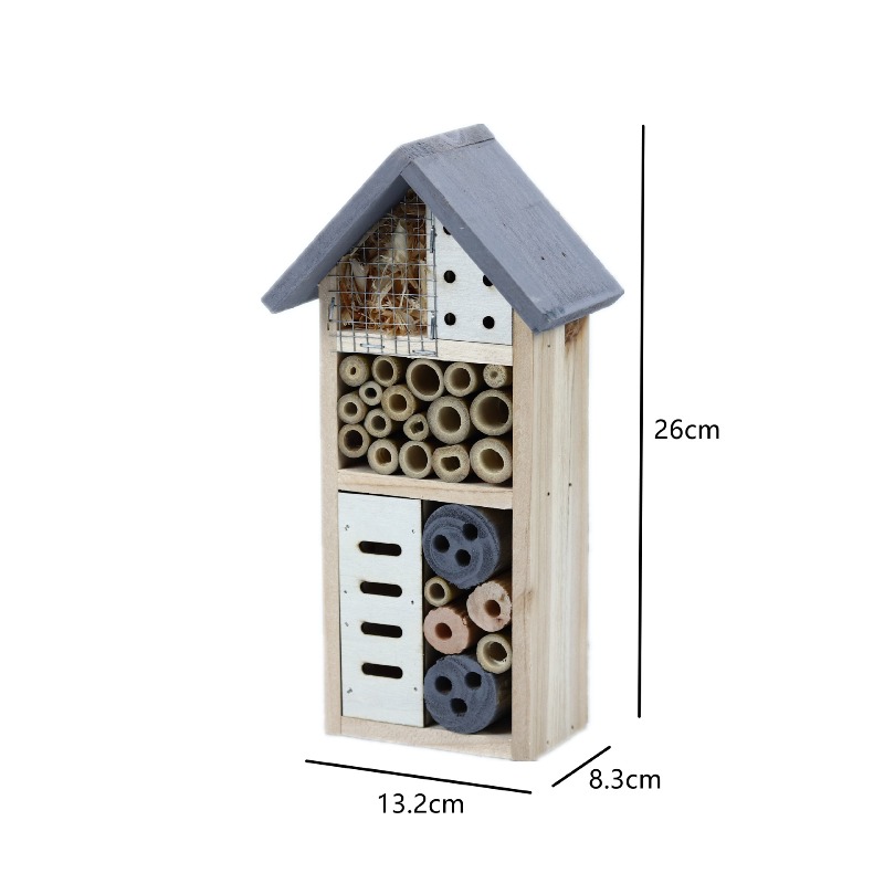 Hanging Wooden Insect Hotel, M - Insect Hotel Wood recension och pris