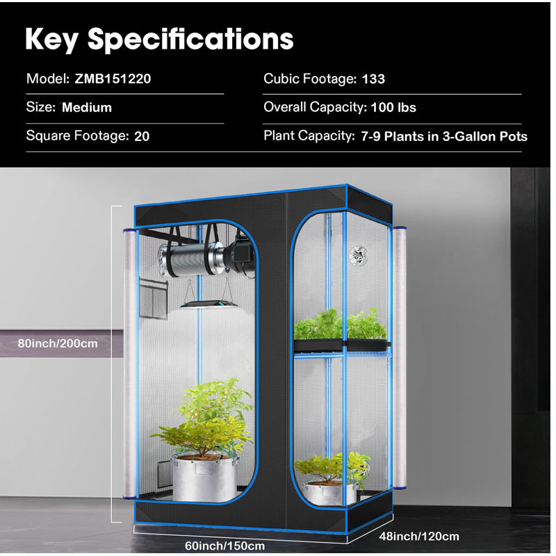 C3 Greenhouse Indoor Grow Tent - Grow Tent Complete Kit recension och pris