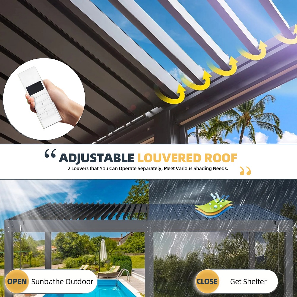 Customised Modern Foldable Wat - Smart Garden Electric Pergola recension och pris