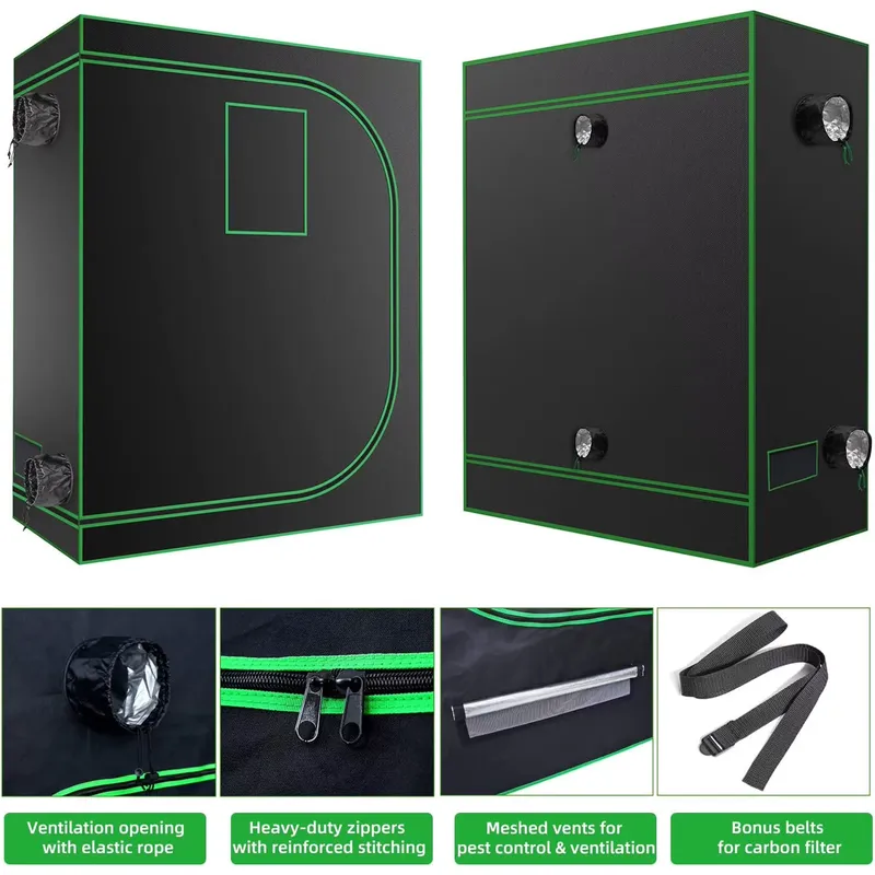ROHE 100x100x200cm Hydroponic  - Grow Tent Complete Kit recension och pris