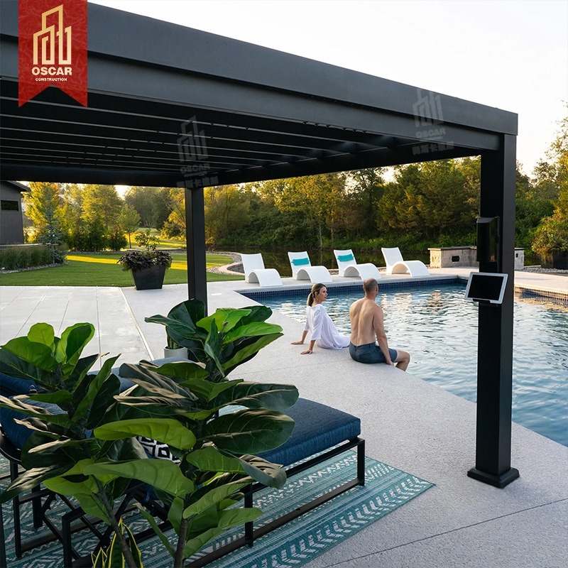【Hot Sale】Motorized Electric L - Smart Garden Electric Pergola recension och pris