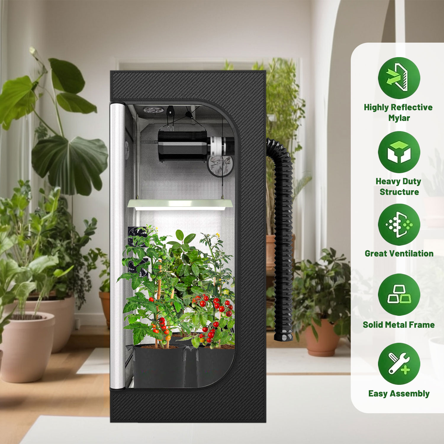 4x4 Grow Tent Complete Kit LED - Grow Tent Complete Kit recension och pris