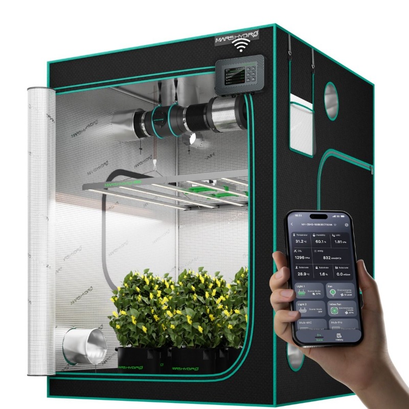480W 4x4ft 120x120cm FC4800 EV - Grow Tent Complete Kit recension och pris
