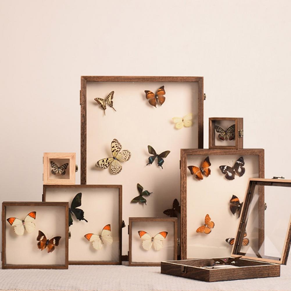 Wooden Display Case Butterfly  - Insect Hotel Wood recension och pris