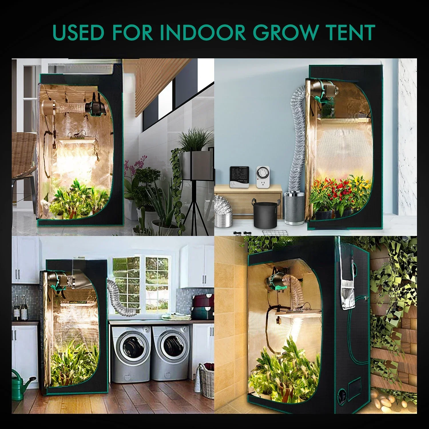 forHot sales Complete Induct F - Grow Tent Complete Kit recension och pris