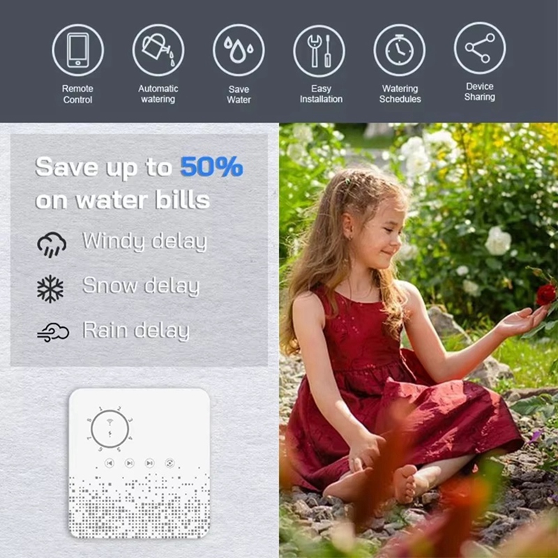 Tuya WiFi Smart Sprinkler Cont - Smart Garden Devices recension och pris