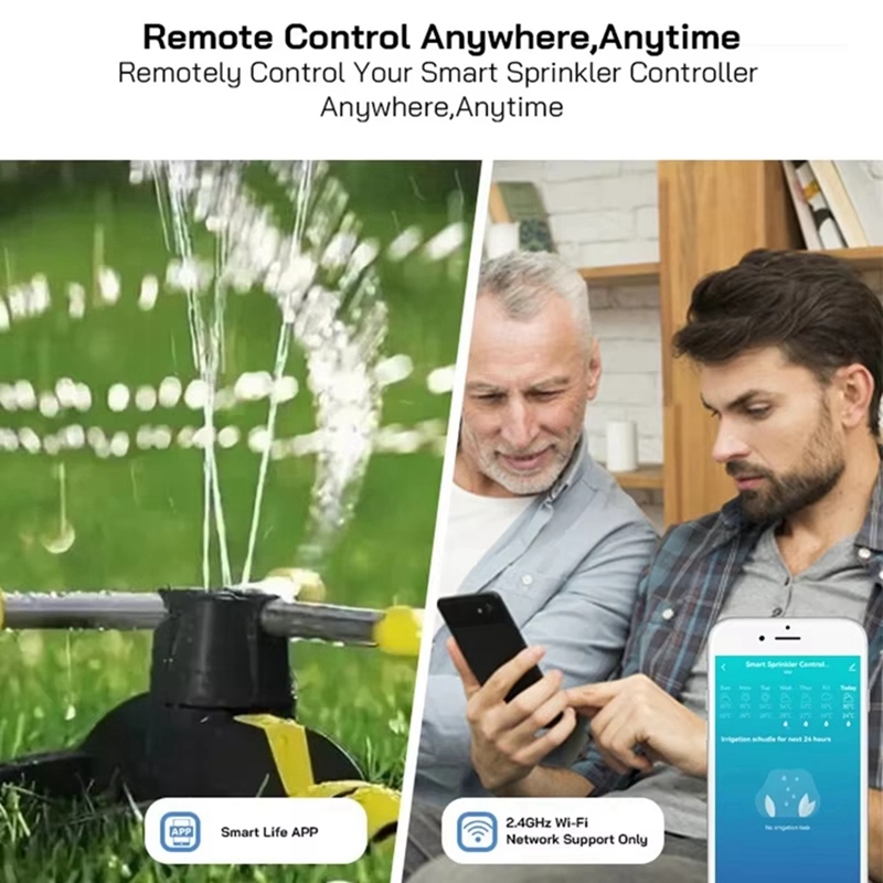 Tuya WiFi Smart Sprinkler Cont - Smart Garden Devices recension och pris