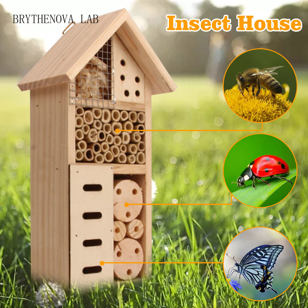 Insect House Wooden Insect Hot - Insect Hotel Wood recension och pris