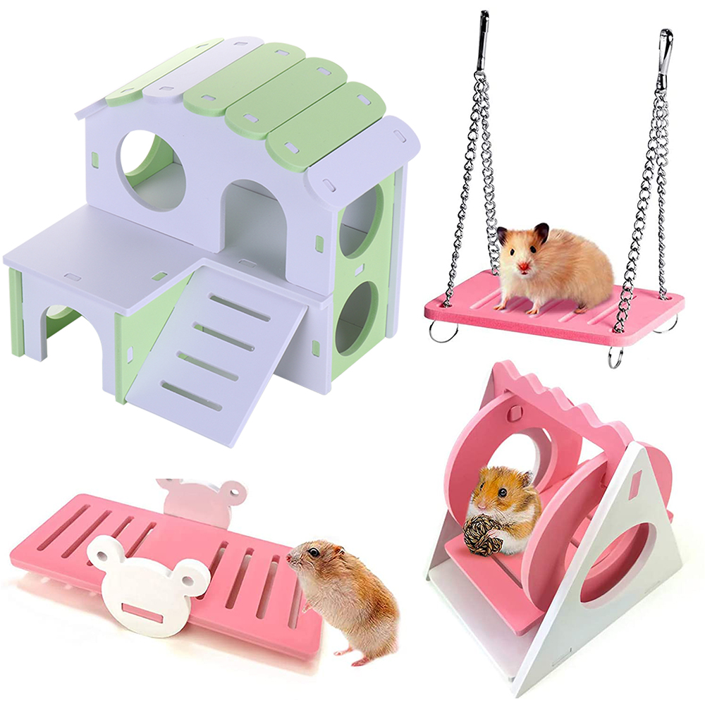 Hamster Play Toys Set Wooden H - Insect Hotel Wood recension och pris