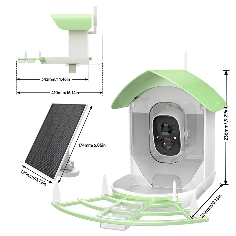 AI Bird Recognition Waterproof - Smart Bird Feeder Camera recension och pris