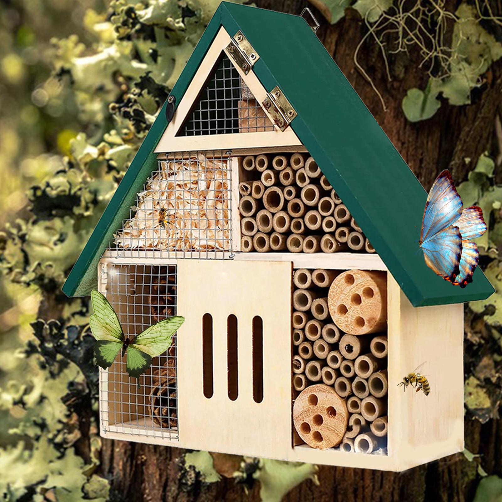 Outdoor Wooden Insect House Be - Insect Hotel Wood recension och pris