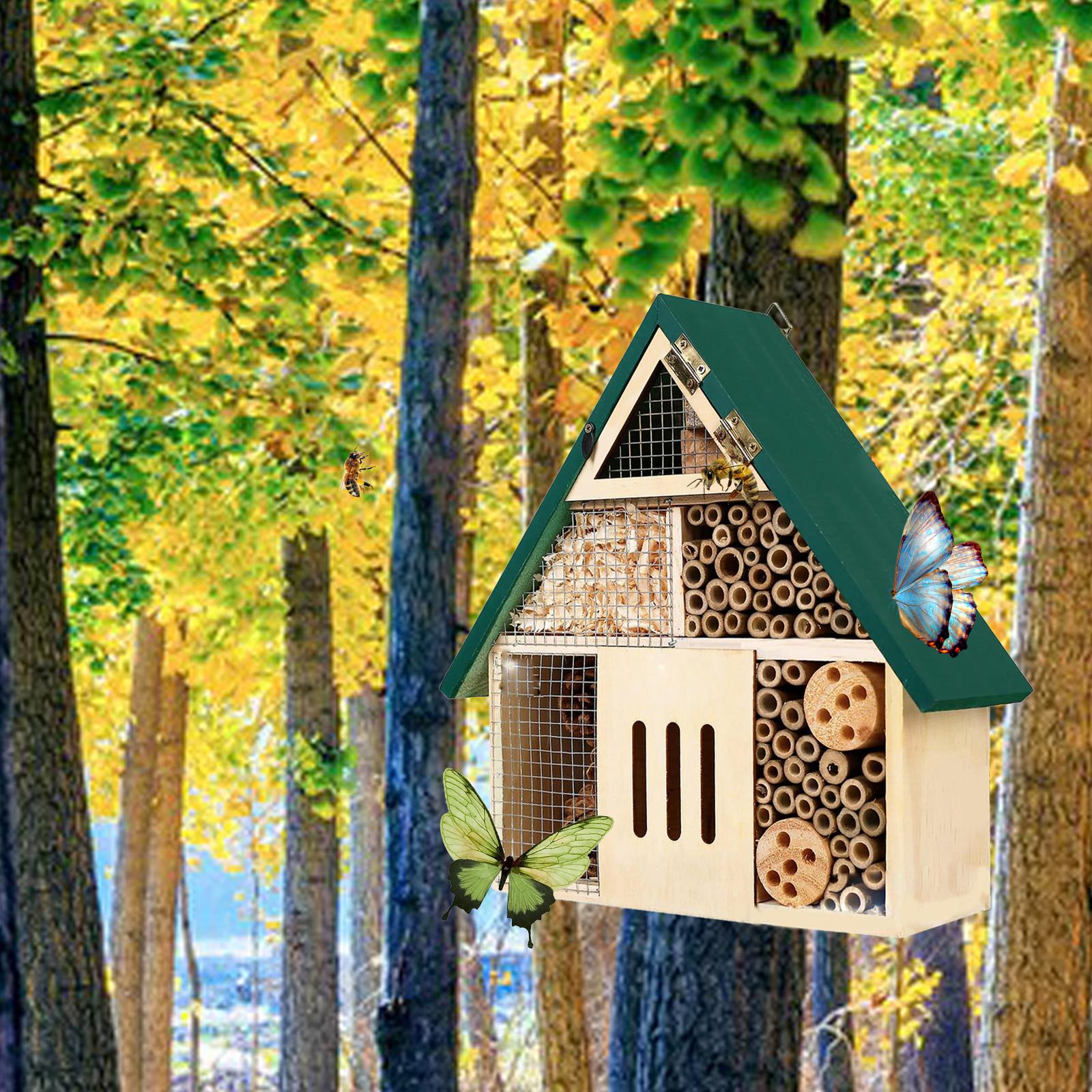 Outdoor Wooden Insect House Be - Insect Hotel Wood recension och pris