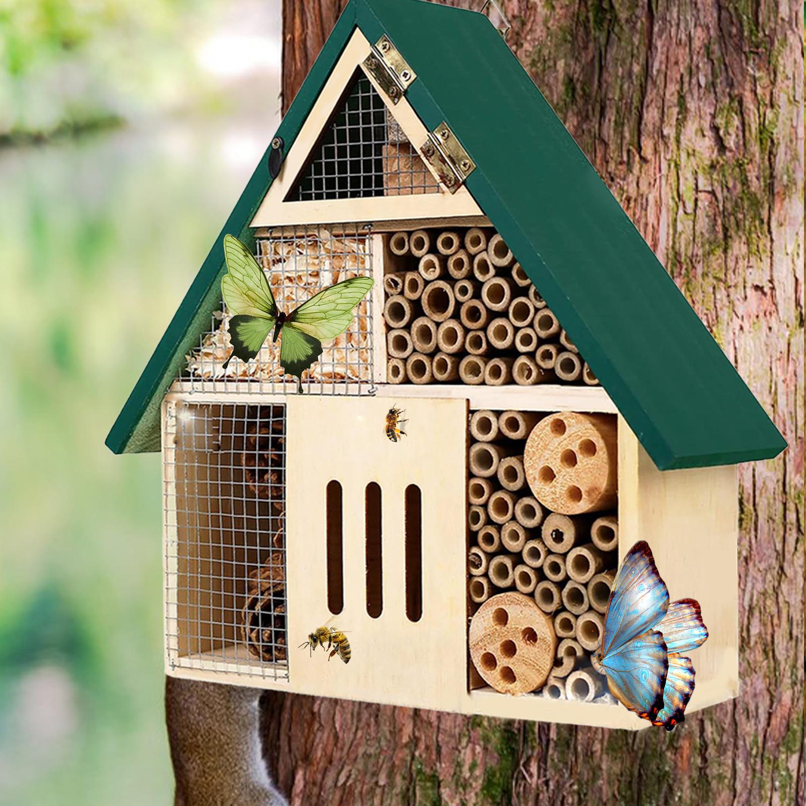 Outdoor Wooden Insect House Be - Insect Hotel Wood recension och pris