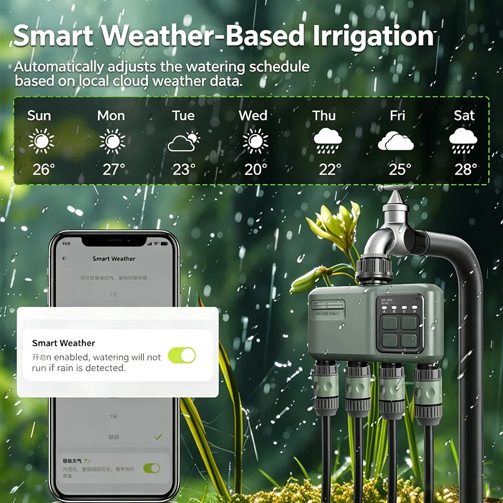 WiFi RF433 Smart Garden Sprink - Smart Garden Devices recension och pris