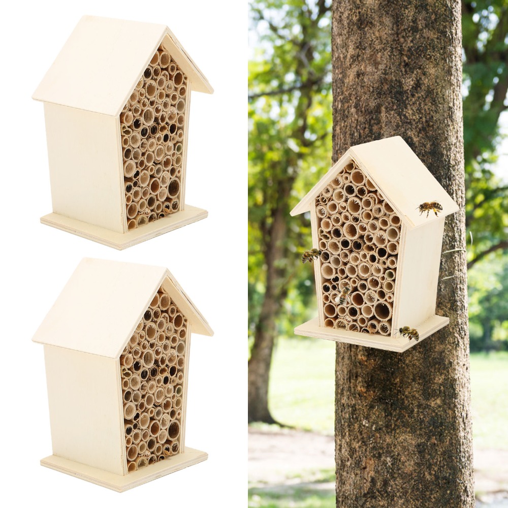 2 Pcs Wonderful Gift Wood Wood - Insect Hotel Wood recension och pris