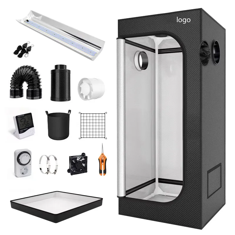Factory Customized 600d Mylar  - Grow Tent Complete Kit recension och pris