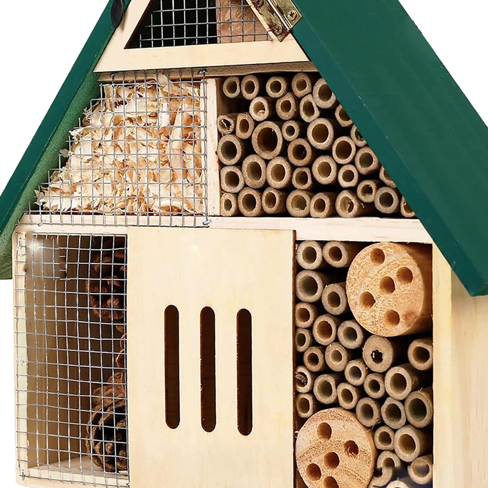 Bee Hotel Beneficial Bee Woode - Insect Hotel Wood recension och pris