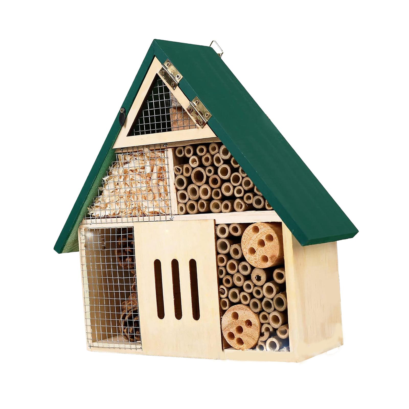 Bee Hotel Beneficial Bee Woode - Insect Hotel Wood recension och pris