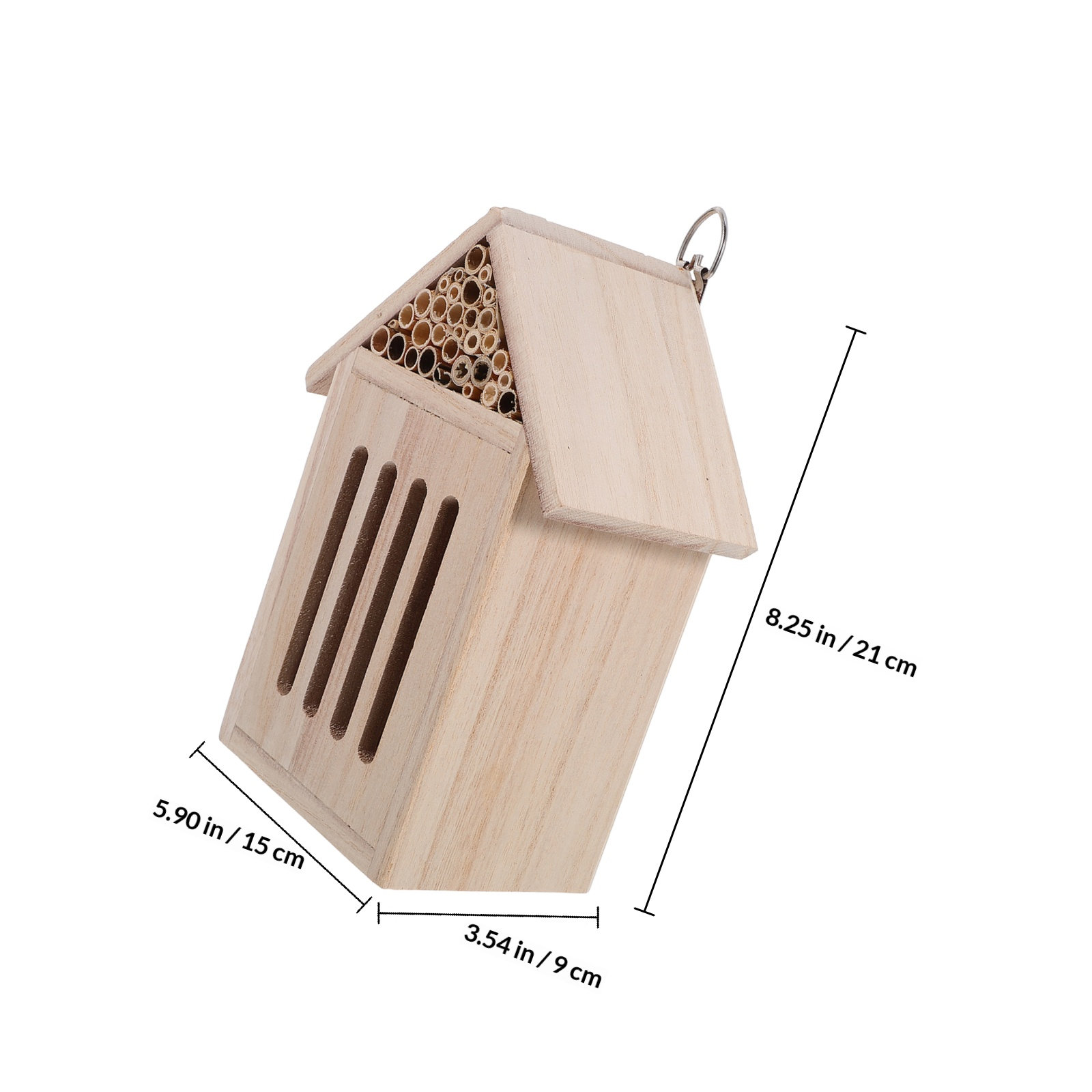 Wooden Insect Hotel Insect Gar - Insect Hotel Wood recension och pris