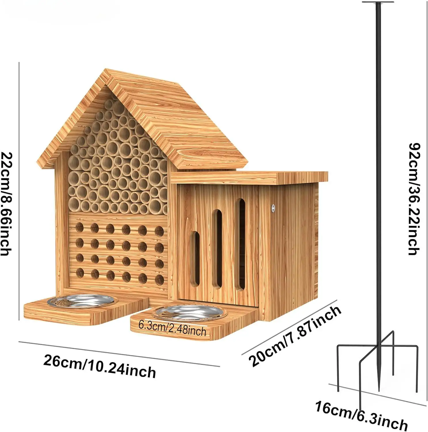 Waterproof Insect Hotel Natura - Insect Hotel Wood recension och pris