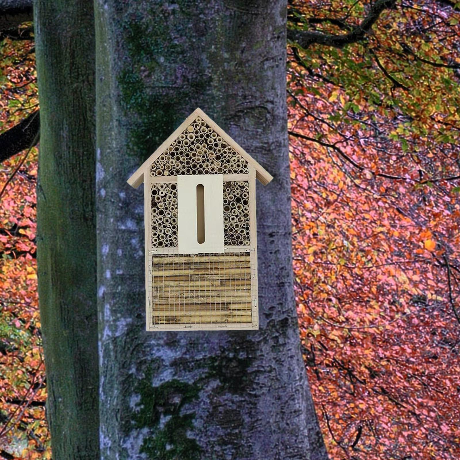 Bee House Ladybug Habitat Bee  - Insect Hotel Wood recension och pris